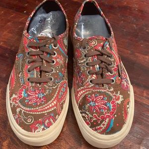Paisley Vans Women’s Size 8